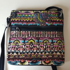 Sakroots 
Neon One World Artist Circle Crossbody